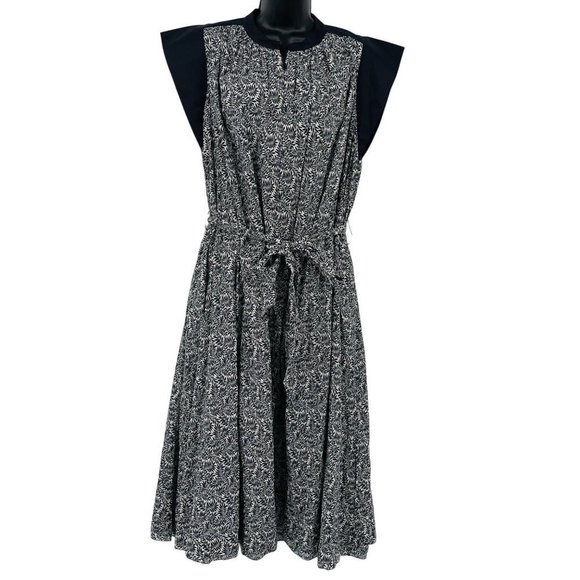 Rebecca Minkoff Dresses & Skirts - Rebecca Minkoff Ivah Printed Midi Sheath Dress‎ Women's Size M Belted Front Zip